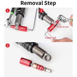 Nástroj pro demontáž a instalaci pouzdra tlumiče nárazů Muqzi KROXNE - 9  