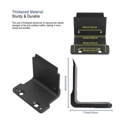 Versterkt aangepast spatbord met aluminium antibotsingsdeflector voor Dualtron Thunder, Victor, Achilles en DT3 Minimotors - 14 