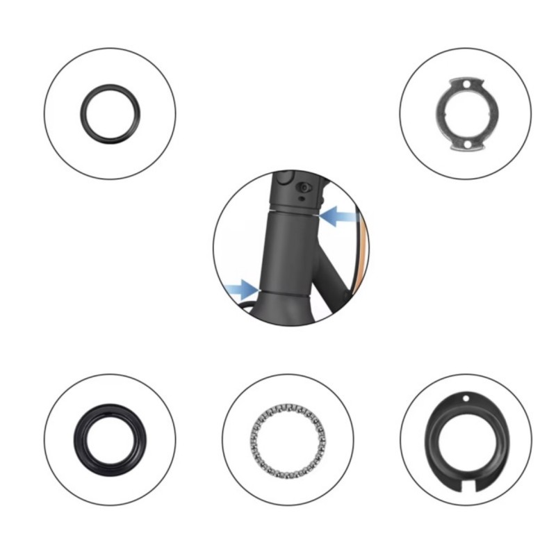 Rooli- ja laagrikomplekt Segway F2, F2 Plus, F2 Pro või sarnastele seadmetele Segway - Ninebot - 1  