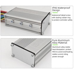 Kit cheiristiríou kai othónis S866 gia ilektrikó podílato - 24v, 36v, 48v - 250w, 350w 500w 13a, 15a, 22a  - 10 Ypsilīs apodotik