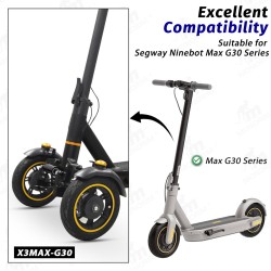 Monorim X3 perednya pidviska z dvoma kolyamy dlya Ninebot Max G30 & podobnykh skuteriv – Zapchastyna & amortyzator Monorim - 2 А