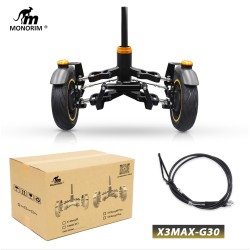Monorim X3 predni odpruzeni s dvema koly pro Ninebot Max G30 & podobne skutery – Nahradni dil & tlumic Monorim - 4 Sada tlumičů 