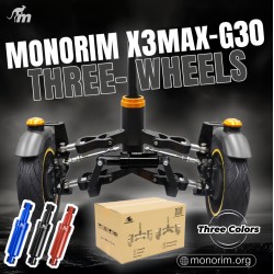 Monorim X3 elso felfuggesztes ket kerek a Ninebot Max G30 & hasonlo rollerekhez – Pótalkatresz & lengéscsillapító Monorim - 8 Mo