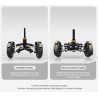 Monorim X3 Max Air perednya pidviska z dvoma kolyamy dlya Ninebot Max G30 & podobnykh skuteriv – Zapchastyna & amortyzator Monor