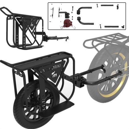 Monorim GL8 - przyczepka do bagażnika, kosza rowerowego lub rowerów elektrycznych. Monorim - 14 Monorim GL8 - przyczepka do baga