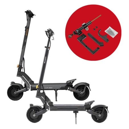 Styrdämpare för Ausom DT2 Pro, L2, L2 Max, Kugoo F3 Plus & liknande elscootrar, säker & stabil  - 1  