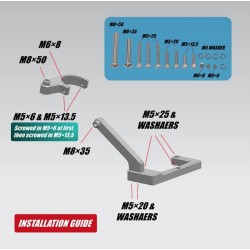 Ohjausvaimennin Ausom DT2 Pro, L2, L2 Max, Kugoo F3 Plus tai vastaava  - 8 
Sopivuus: suunniteltu Ausom DT2 Pro, L2, L2 Max, Kug