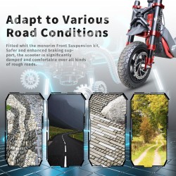 Perednya pidviska Monorim MZ3 Plus Dual Air dlya Segway ZT3 pidvyshchenyi komfort  - 13  