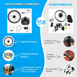 Kit Monorim BPK350 motor 380w - batareya vklyuchena za elektricheski velosiped  - 3 Monorim BPK350 E-bike power kit, 380W – Preo