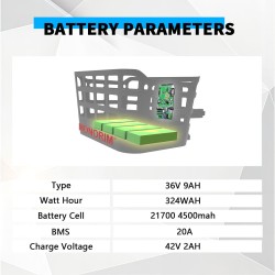 Monorim BPK350 komplet za pretvorbu motor 380w - baterija uključena  - 4 Monorim BPK350 power kit za električni bicikl, 380W – P