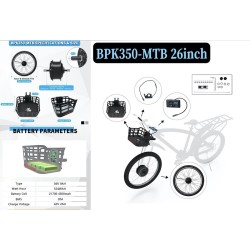 Monorim BPK350 komplet za pretvorbu motor 380w - baterija uključena  - 19 Monorim BPK350 power kit za električni bicikl, 380W – 