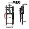 Suspension avant Monorim ME0 Dual Air 565mm x 165mm  - 1 
Compatibilite : suspension avant Monorim ME0 Dual Air 565mm x 165mm po
