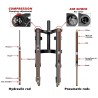 Monorim ME0 Air voorvering - Hidraulic version 565mm x 165mm  - 7 
Compatibiliteit: Monorim ME0 Air voorvering Hidraulic version