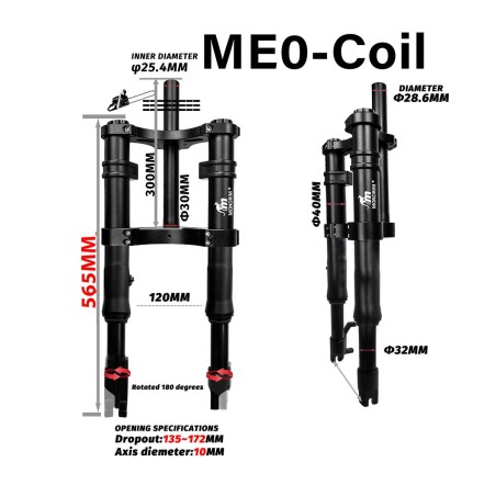 Predno okachvane Monorim ME0 Coil spring version 565mm x 165mm  - 12 
Suvmestimost: ME0 Coil Spring 565mm x 165mm za suvmestimi 