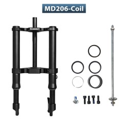 Monorim MD206 Coil Spring foraffjedring 490mm x 206mm  - 1 
Kompatibilitet: Monorim MD206 Coil Spring foraffjedring 490mm x 206m