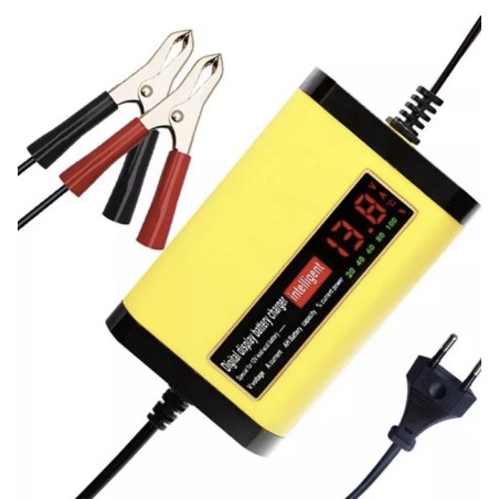12V 2A akulaadija pliiakudele 7Ah 12Ah 14Ah 20Ah  - 2 Pohiomad omadused

Digitaalne LCD-ekraan, mis naitab reaalajas pinget (V),