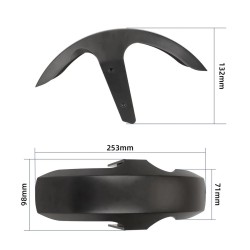 Garde-boue avant pour trottinette Xiaomi 5 MAX  - 1  