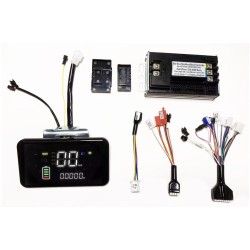 Kit controlador motor sin escobillas onda sinusoidal 48V 84V 50A 3000W con acelerador y pantalla  - 6 Lista de productos

Contro