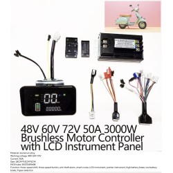 Zestaw sterownika silnika bezszczotkowego sinusoidalnego 48V 84V 50A 3000W z manetka i wyswietlaczem  - 13 Lista produktów

Ster