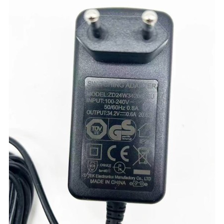 Stovsuger lader 34,2V 0,6A (ZD24W342060EU) stromadapter  - 1 Kompatibel 34,2V 0,6A: for stovsugere som krever disse spesifikasjo