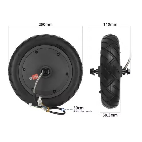 Moteur pour trottinette Xiaomi 5 compatible, pièce de rechange couple élevé  - 1 Compatibilité précise: prévu pour trottinette X