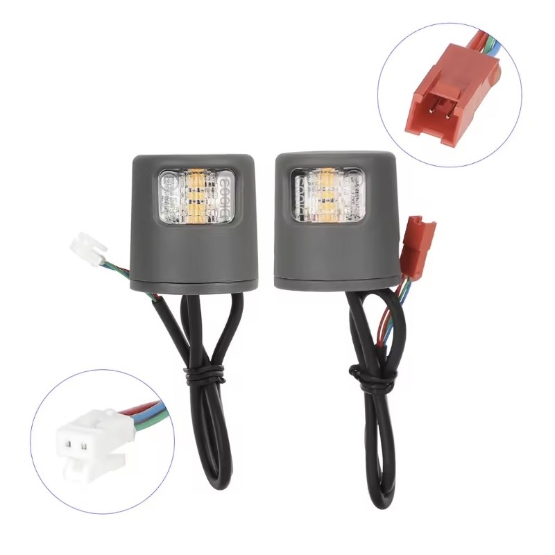 Fota LED direksion gia Xiaomi Scooter 5/5 Pro/5 Plus/5 Max i paromoio - kit asfaleias kai simansis  - 1 
Safis symvatotita: gia 