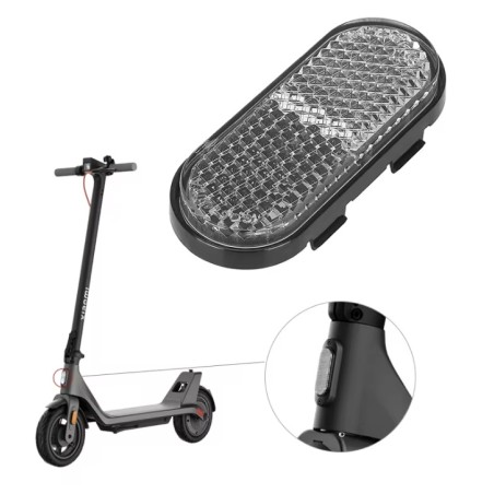 Reflecteur avant / catadioptre pour trottinette Xiaomi 4 Lite 2nd Gen  - 1 Compatibilite precise: concu pour trottinette Xiaomi 