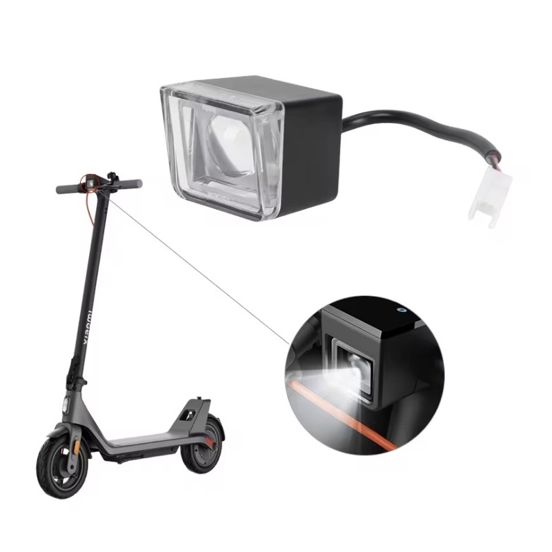 Frontlicht für Xiaomi 4 Lite 2nd Gen E-Scooter – LED-Scheinwerfer vorne für Sicherheit  - 1 Passgenau: entwickelt für Xiaomi 4 L