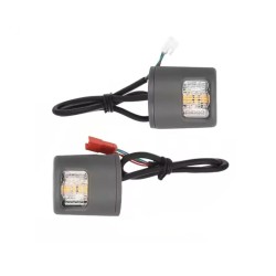 Luces LED intermitentes para patinete Xiaomi 4 Lite 2nd o similar, kit de señalización y seguridad  - 3 Compatible con Xiaomi 4 
