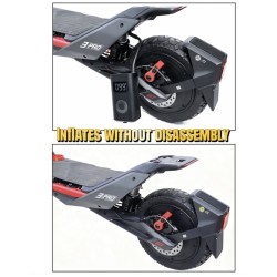 Monorim MZR3 Pro air shock absorber for Segway ZT3 electric scooter 145mm and 165mm  - 6  