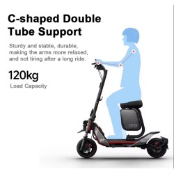 Asiento con maleta 10L para Segway E3, E3 Pro, F3, ZT3 Pro y similares  - 2 
Compatibilidad: asiento con maleta 10L para Segway 