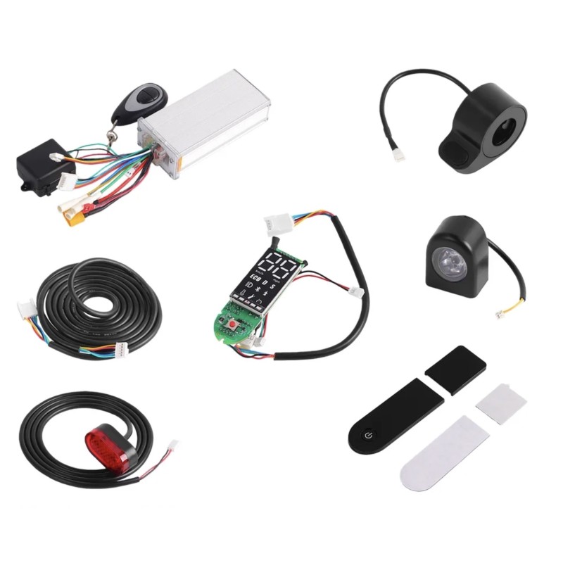 Kit contrôleur 48V Monorim U5+ avec télécommande et limiteur de vitesse pour trottinettes Xiaomi  - 1 
Compatible avec les trott