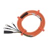 Câble moteur 800W ou plus avec 5 capteurs Hall - câble épais haute qualité  - 1 Compatible avec les moteurs électriques de 800W 