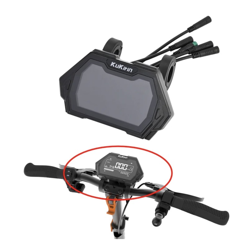 Dashboard-display til elektrisk sparkesykkel Kukirin G2 Pro / G2 Max TFM13-FEIMI og TMF13-FEIMI-4  - 1 Passer til Kukirin G2 Pro