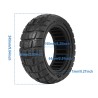 Neumático sólido panal 11 pulgadas 90/65-6.5 para Dualtron Thunder, Kaabo y Zero Scooter  - 13 Compatible con llantas 90/65-6.5 
