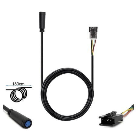 Cable controladora-pantalla para patinete Zwheel, ZRino SE, ZRino Duo Max, iScooter iX3, iScooter, iX4  o similar  - 3  