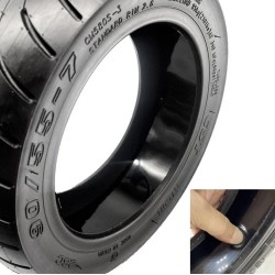 Pneus originais 90/55-7 tubeless com gel para Segway GT1 / GT1E / GT2 Segway - Ninebot - 15 
Compatibilidade específica com Segw