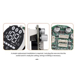 Pannello di controllo o display per monopattino Xiaomi Electric Scooter Elite, cruscotto schermo ricambio  - 7 
Compatibile con 