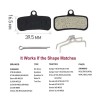 Brzdové destičky Shimano Saint M810/M820, Zee M640, XTR M9120, XT M8020, Deore MT520 a TRP Quadiem/Slate T4  - 2 
Vhodné pro mno