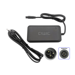 Batterilader til WATT elsykkel eller lignende med 3-pinners DC ST-plugg - 36V 2A  - 4 
Passer WATT Boston og New York med V3-bat
