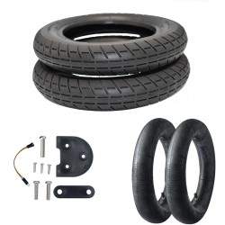 Kompleti kotača marke Emove marke 10 inča za Xiaomi PRO crno - crveno - bijelo  - 2  