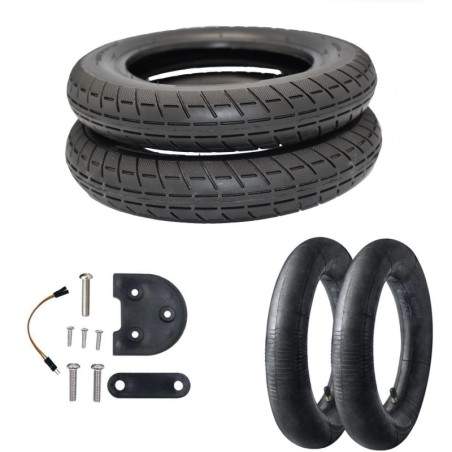 Комплекты колесных дисков бренда 10 дюймов Emove для Xiaomi PRO Черный - Красный - Белый  - 2  