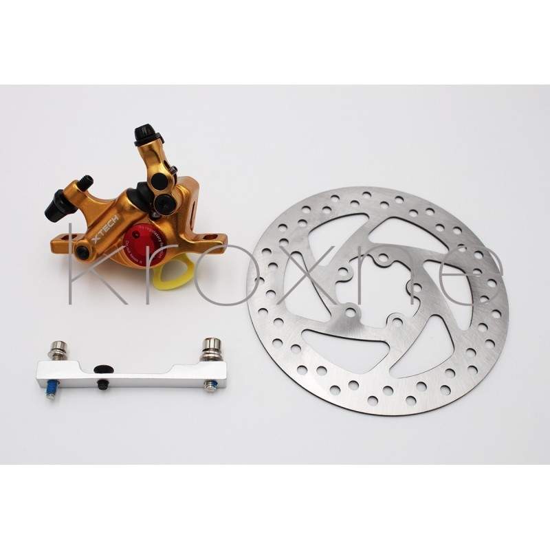 Gold xTech complete remkit voor Xiaomi M365, 1S, Essential, Pro2 of M365 Pro. ZOOM xTech - 4 Gold xTech complete remkit voor Xia