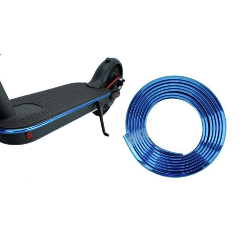 Decorative anti-collision protective strip for electric scooter.  - 8 Protect the chassis and base of your electric scooter by i