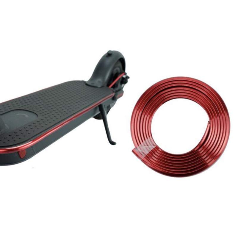 Ozdobna antykolizyjna listwa ochronna do hulajnogi elektrycznej.  - 10 Chroń podwozie i podstawę hulajnogi elektrycznej, instalu