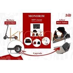 Monorim MFP (fotstödsbas) för Xiaomi, Ninebot Max eller liknande modeller. Monorim - 5 Bakre fotstödsbas för Xiaomi eller Ninebo