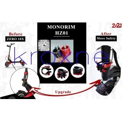 Override the folding system of your electric scooter with the LOCK Monorim HZ01 on the HX, KAPPA, INOKIM, ZERO and similar scoot