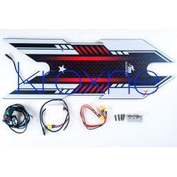 Monorim deck ALD WDL / base para scooters elétricos com luzes led e piscas esquerda / direita Monorim - 1 Base com luzes led e l