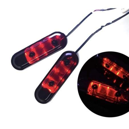 Kit de luz lateral Xrain conectado à luz traseira para Xiaomi, NInebot Max ou veículos similares KROXNE - 2 Aumente sua seguranç