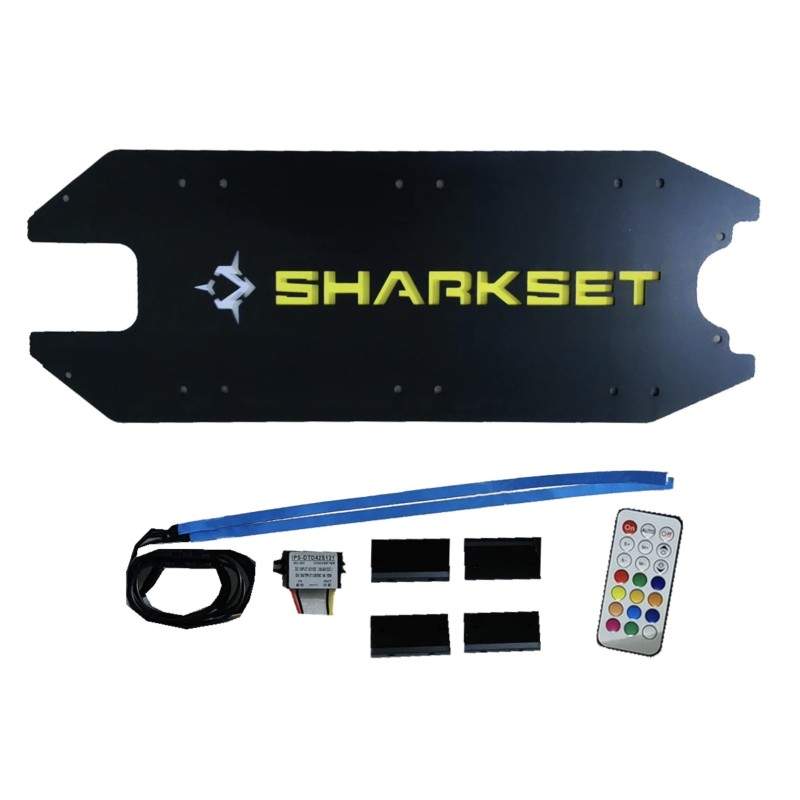 Dragon Deck LED SHARKSET Cover Kit for NINEBOT MAX G30 alle modeller eller lignende Sharkset - 6 Dragon Deck LED SHARKSET Cover 